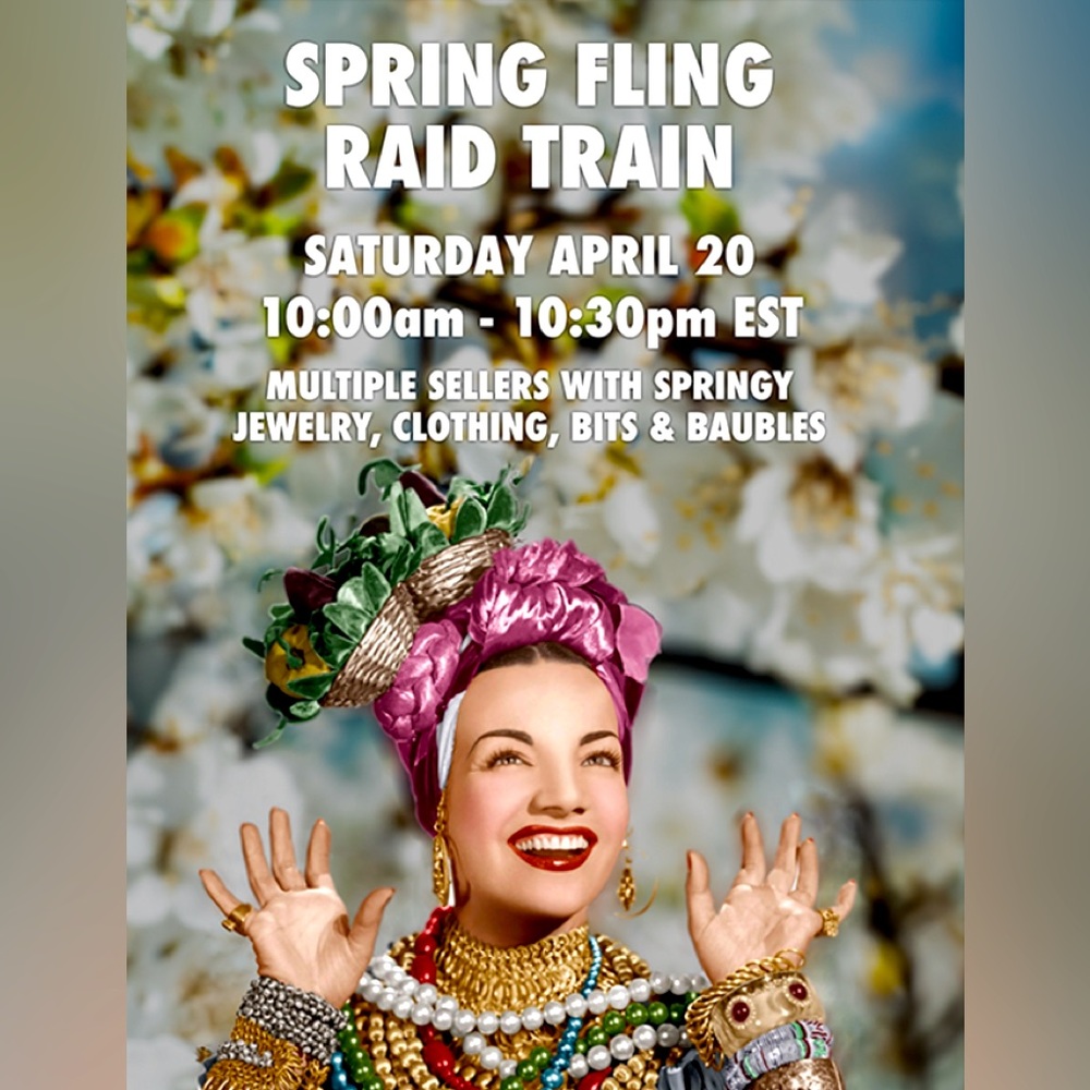 Spring Fling Raid Train - New & Vintage Jewelry FOLLOW @darlascottage